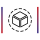 The insulator hangs inside the container allowing air circulation and avoiding heat transmission through contact.